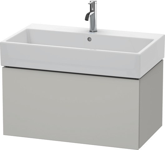 Duravit L-Cube Waschtischunterbau wandhängend Betongrau Matt 784x459x394 mm - LC617700707