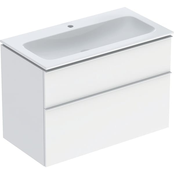 Geberit iCon Set Möbel-Waschtisch mit Unterschrank, 2 Schubladen