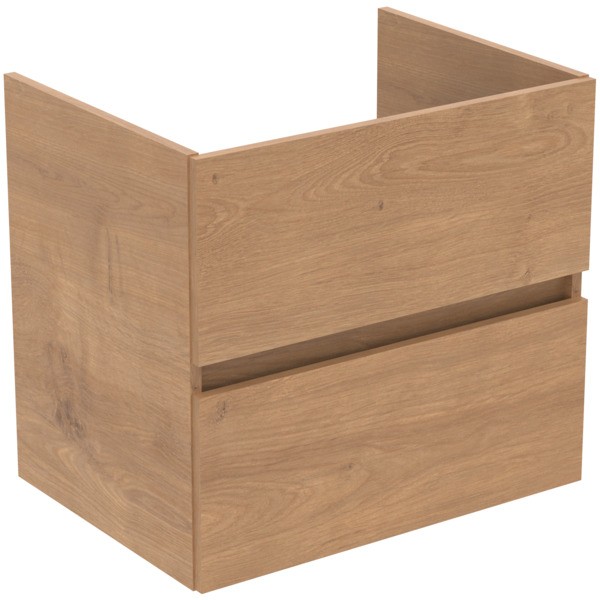Ideal Standard Waschtischunterschrank Eurovit+ 2 Auszüge 600x440x550mm Hamilton Eiche, R0259Y8