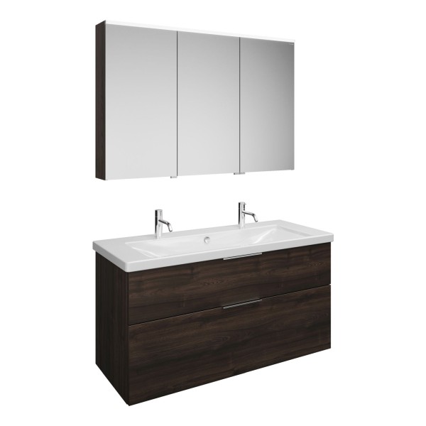 Burgbad SET Eqio Marone Dekor Trüffel/Alpinweiss, SFAO123RF2012C0001