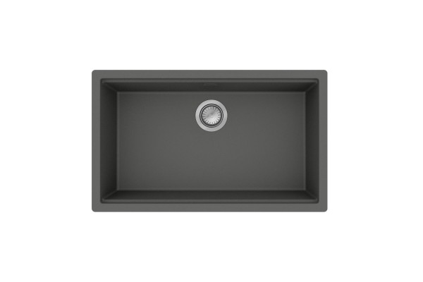 Hansgrohe Unterbauspüle S530-U700 manuelle Ablaufgarnitur steingrau, 43459290