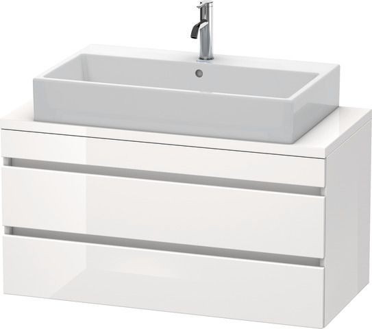 Duravit DuraStyle Konsolenwaschtischunterbau wandhängend Weiß Hochglanz 1000x478x512 mm - DS53090222