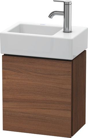 Duravit L-Cube Waschtischunterbau wandhängend Nussbaum Matt 364x241x400 mm - LC6293R7979