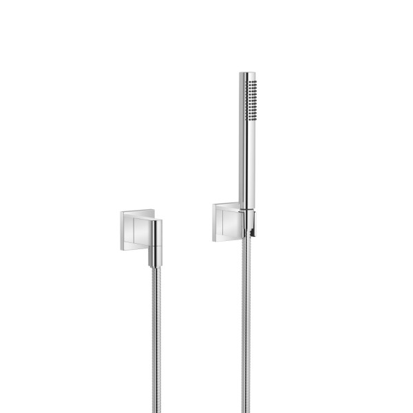 Dornbracht Schlauchbrausegarnitur mit Einzelrosetten SERIENSPEZIFISCH 27808980 Chrom(DF red.)