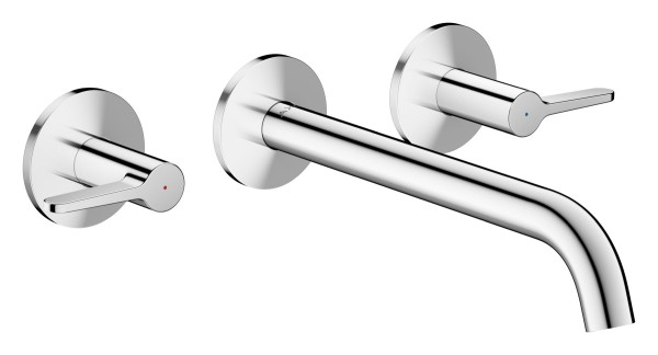 Hansgrohe 3-Loch Wannenarmatur AXOR One Unterputz Wandmontage Hebelgr.chr, 48431000