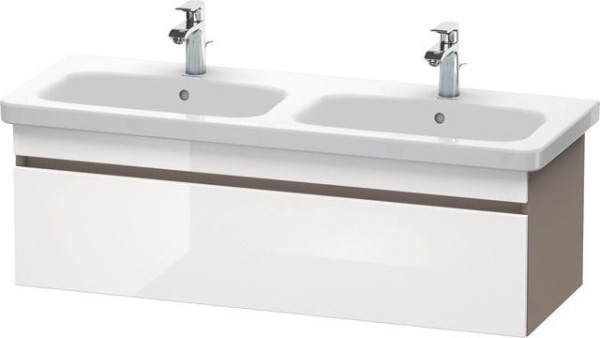 Duravit DuraStyle Waschtischunterbau wandhängend Weiß & Basalt Hochglanz & Matt 1230x448x398 mm - DS