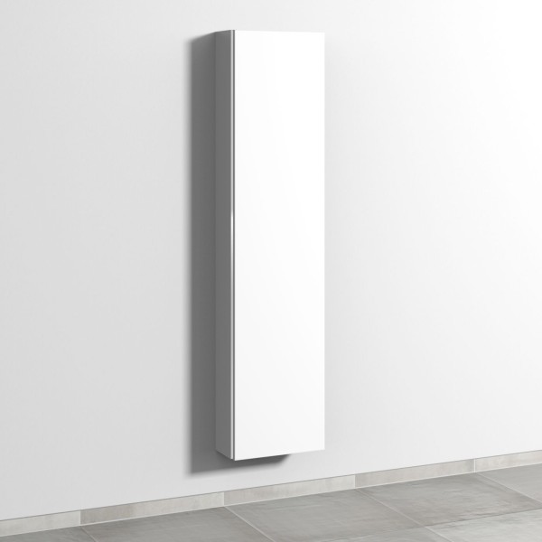 Sanipa 3way Hochschrank mit 1 Tür, Weiß-Soft