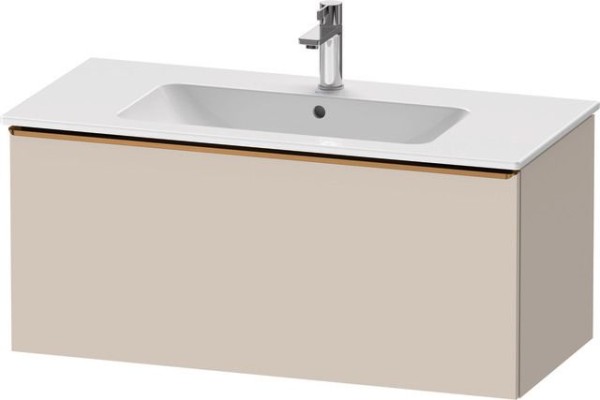 Duravit D-Neo Waschtischunterbau wandhängend Taupe Matt 1010x462x440 mm - DE4263004910000