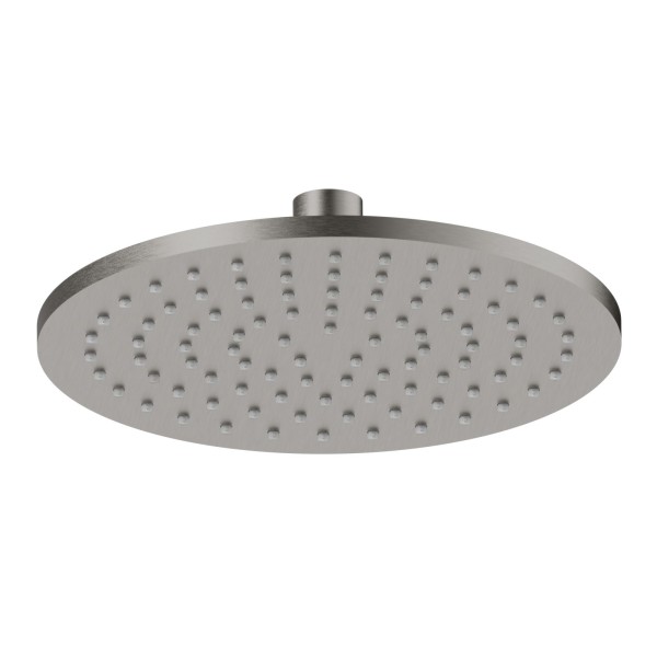 Herzbach LIVING SPA Slim-Regenbrause Ø200mm Black Steel, 11.600200.1.40