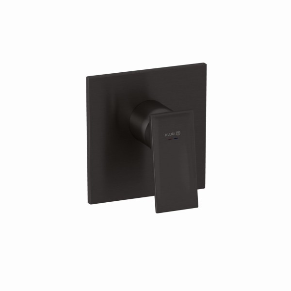 Kludi DECUS Unterputz-Brausearmatur mit Funktionseinheit Brushed Gunmetal, 54755N275