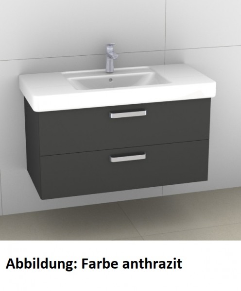 Artiqua 414 Waschtischunterschrank für Subway/Omnia Architectura 611680 Eiche Weiß quer NB, 414-WU2L