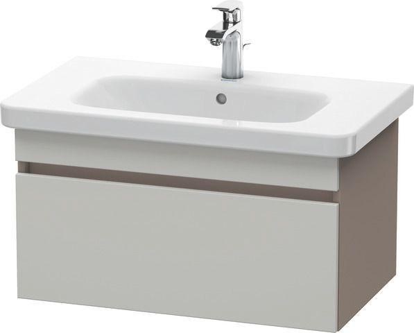 Duravit DuraStyle Waschtischunterbau wandhängend Betongrau & Basalt Matt 730x448x398 mm - DS63810074