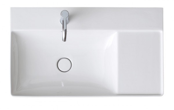 Duravit DuraSquare Waschtisch Weiß Hochglanz 800 mm - 2348800041