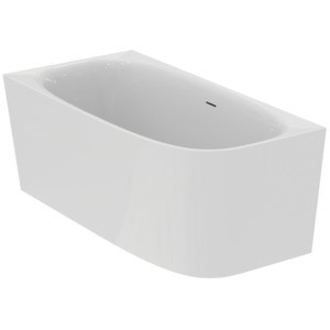 Ideal Standard D-Form-Badewanne DEA f.Wandanbindung, links, m.Ablauf 1500x750x610mm Weiss, T546701