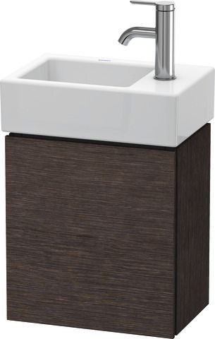 Duravit L-Cube Waschtischunterbau wandhängend Eiche dunkel gebürstet Matt 364x241x400 mm - LC6293R72