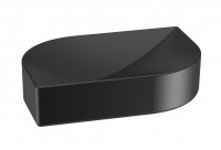 Koh-I-Noor Seifenschale Koh-I-Noor Seifenschale VELA schwarz 13x3x9, schwarz, 5530N