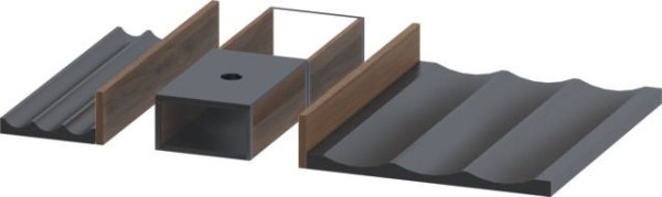 Duravit Einrichtungssystem Set 462x321x55 mm Am Nu MH