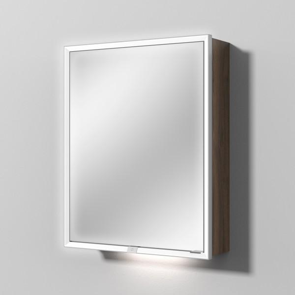Sanipa Reflection Spiegelschrank MILO 60 mit LED-Beleuchtung, Eiche-Arizona, AU03080
