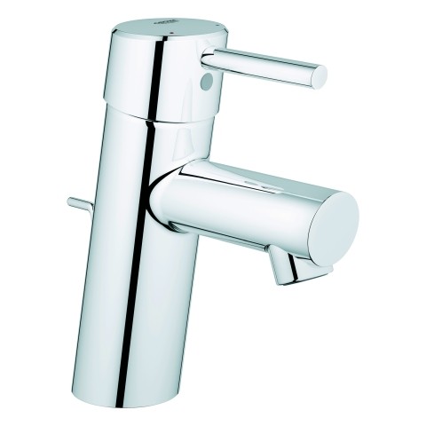 GROHE Einhand-WT-Batterie Concetto 32204 EcoJoy Zugstangen-Ablaufgarnitur chrom