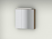 Sanipa Spiegelschrank mit Sanipa Spiegelschrank mit Verdrahtung zu BT, (2day) SD69245 Noce-Ideale, H:770, B:800, T:149 mm