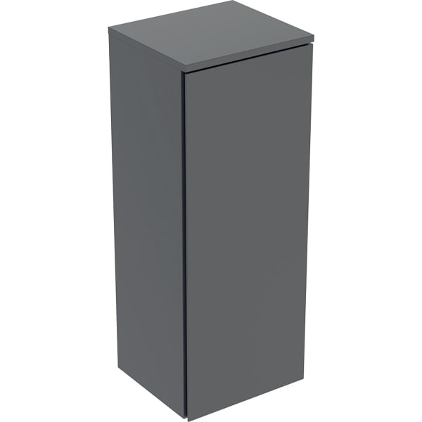Geberit Renova Plan Mittelhochschrank mit einer Tür: 33x85x29.7cm, lava / lackiert, 504044JK1