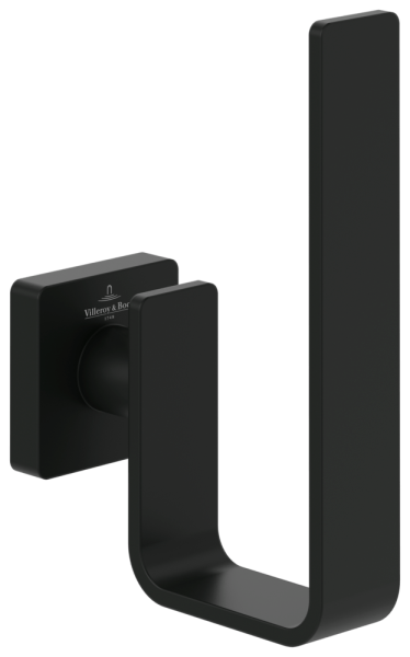 Villeroy & Boch T-Papierhalter Elements - Striking 152015000 140x93x45mm Matt Black