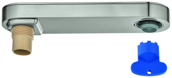 Grohe Auslaufbrause 48454 mit herausziehbarem Auslauf supersteel, 48454DC0
