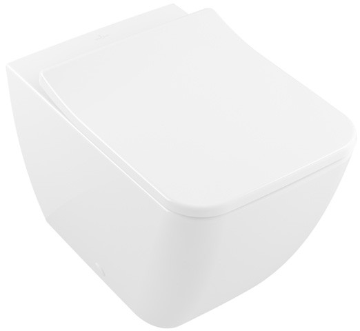 Villeroy & Boch Stand-WC spülrandlos Venticello, 4613R001, B: 375, T: 560mm, Weiß Alpin