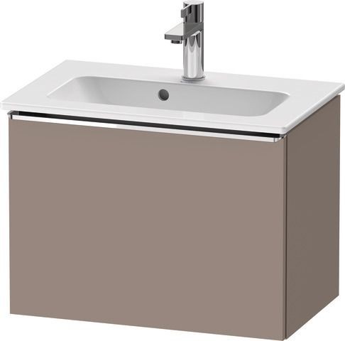 Duravit D-Neo Waschtischunterbau wandhängend Basalt Matt 610x372x440 mm - DE4268010430000