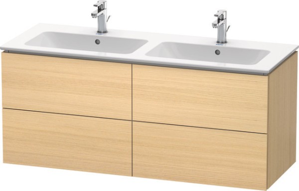 Duravit L-Cube Waschtischunterbau wandhängend Mediterrane Eiche Matt 1290x481x550 mm - LC625907171