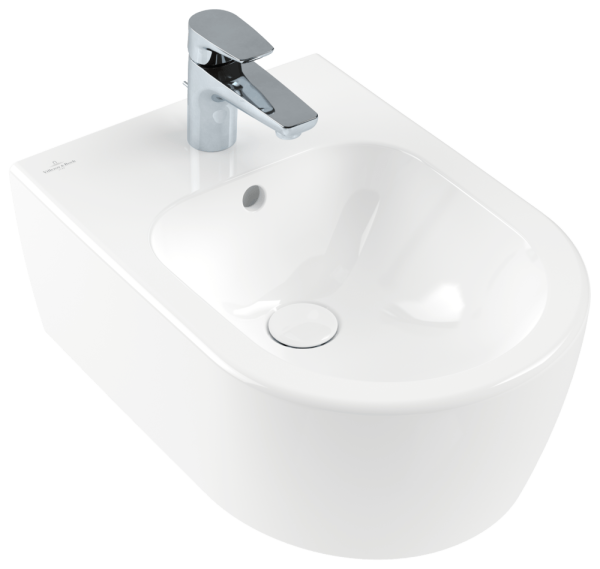 Villeroy & Boch Bidet Avento 5405 370x530mm mit Überlauf wandhängend Weiß Alpin, 54050001