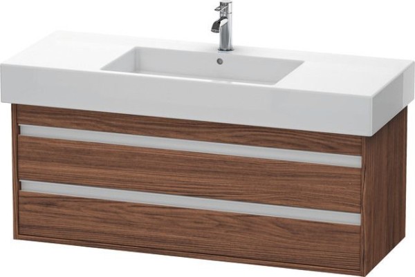 Duravit Ketho Waschtischunterbau wandhängend Nussbaum dunkel Matt 1200x455x480 mm - KT664202121