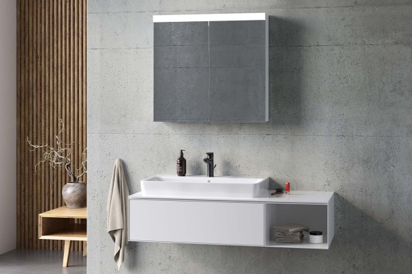 Schneider Spiegelschrank LOB 60/1/LED, 3000K, weiss, DE Modell, 171.260.02.0201