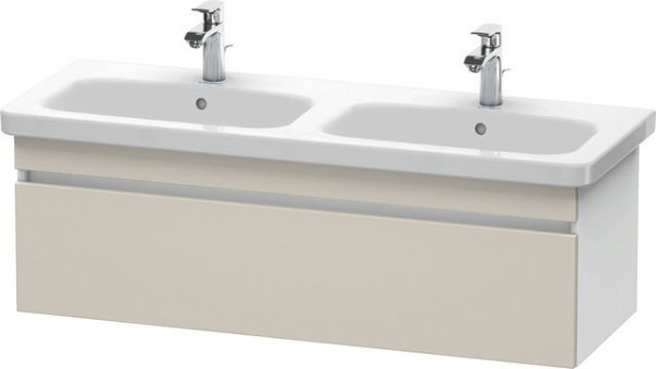 Duravit DuraStyle Waschtischunterbau wandhängend Taupe & Weiß Matt 1230x448x398 mm - DS639809118