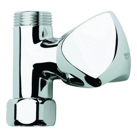 Grohe Absperrventil 12409 DN15 mit TDL-Griff Markierung neutral chrom, 12409000