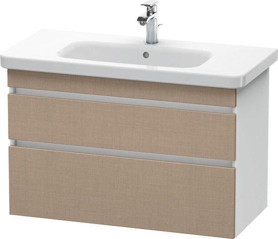 Duravit DuraStyle Waschtischunterbau wandhängend Leinen & Weiß Matt 930x448x610 mm - DS648207518