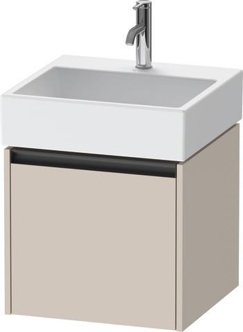Duravit Ketho.2 Waschtischunterbau wandhängend Taupe Matt 484x460x440 mm - K25074091910000
