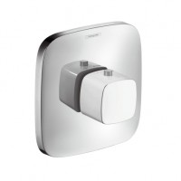 Hansgrohe Thermostat Hansgrohe Thermostat Unterputz PuraVida Highflow Fertigset weiss/chrom, 15772400