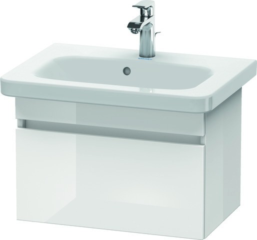 Duravit DuraStyle Waschtischunterbau wandhängend Nussbaum dunkel & Weiß Matt 580x368x398 mm - DS6379