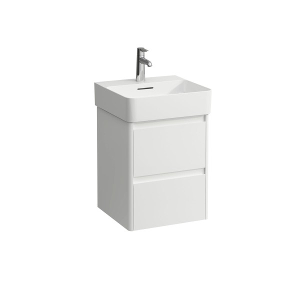 LAUFEN Waschtischunterschrank BASE 2.0 400x422x515 2 Schubl m. Griffmulde f.WT H815281 weiß matt, H4