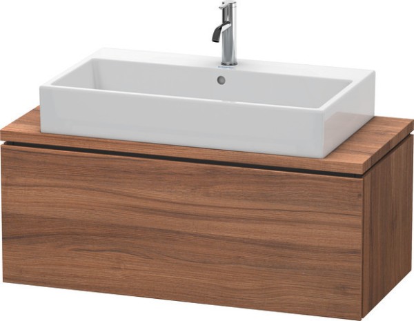 Duravit L-Cube Konsolenwaschtischunterbau wandhängend Nussbaum Matt 1020x477x400 mm - LC580407979