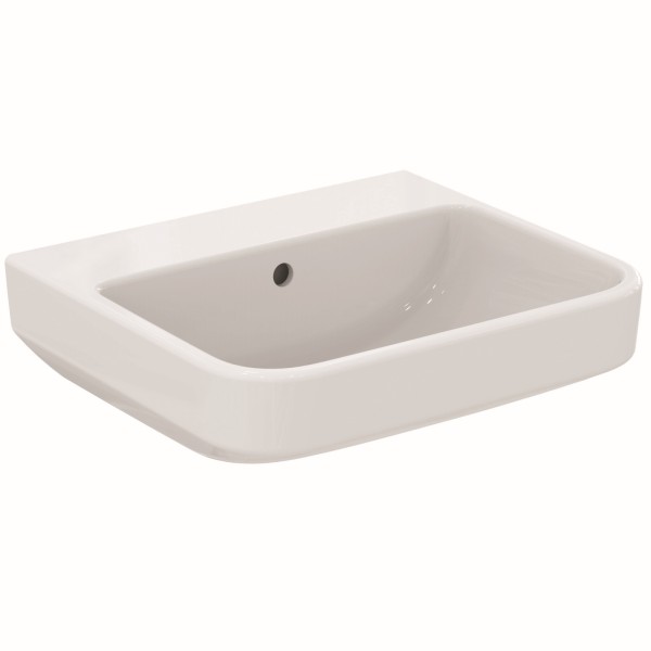 Ideal Standard Waschtisch i.life B o.Hl. mit Überlauf 500x440x180mm Weiss mit SmartGuard, T5337HY