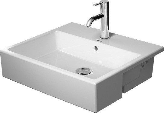 Duravit Vero Air Halbeinbauwaschtisch Weiß Hochglanz 550 mm - 0382550000