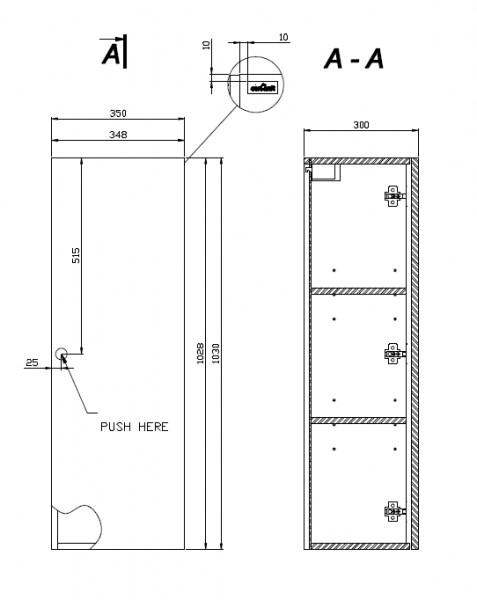 Ideal Standard Scharniere Esprit, für WC, Chrom K7181AA