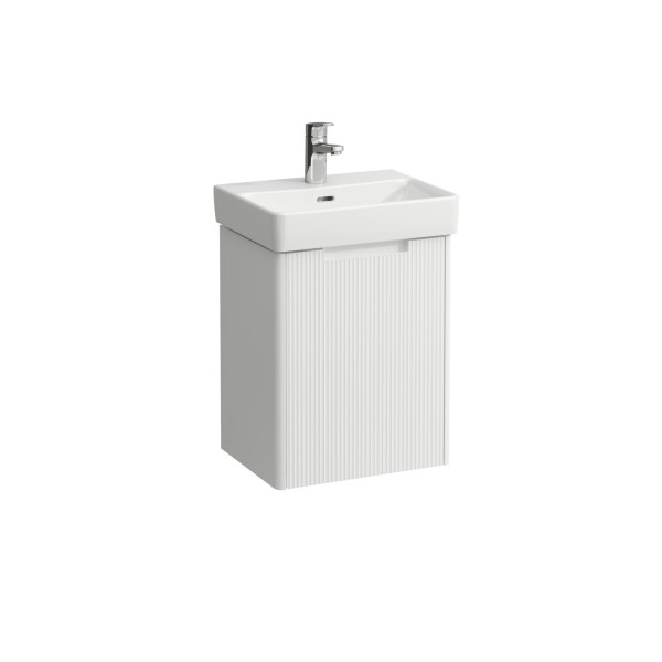 LAUFEN Waschtischunterschrank JUNA 320x422x515 1 Tür links m. Griffmulde f.WT H815961 weiß matt, H41