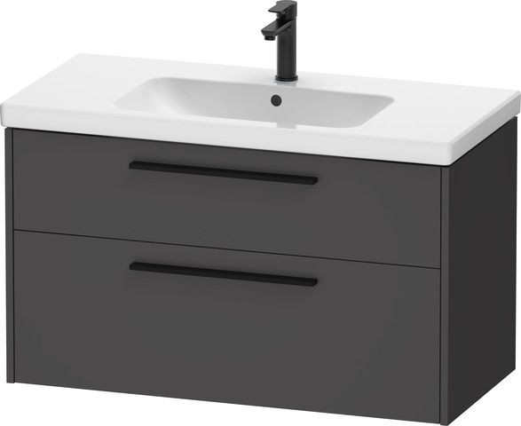 Duravit D-Code Waschtischunterschrank wandhängend Schubk. 2,
