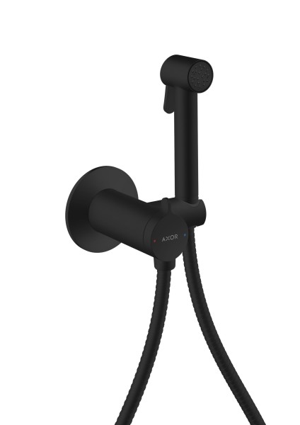 Hansgrohe Bidette Handbr. Axor Bidette Showers f.Mischwasser rund m.Schlauch 1250mm mattschwarz, 2