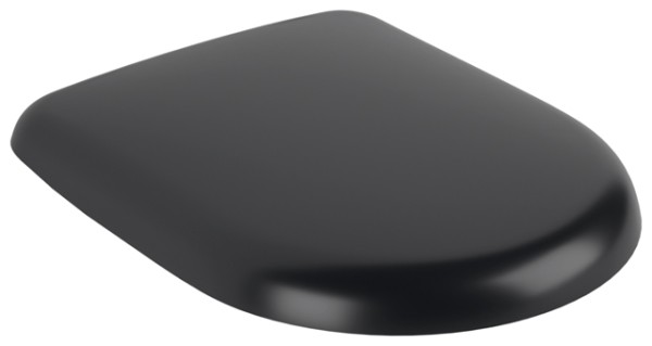 Villeroy & Boch WC-Sitz Antao 373x445x65mm Oval SoftClosing QuickRelease Pure Black