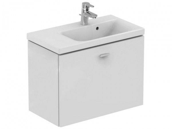 Ideal Standard Ersatzteil äußere Auszugsfront CONNECT SPACE, Ablg.li.,WTUS 690mm,Hgl.mittelgrau Deko