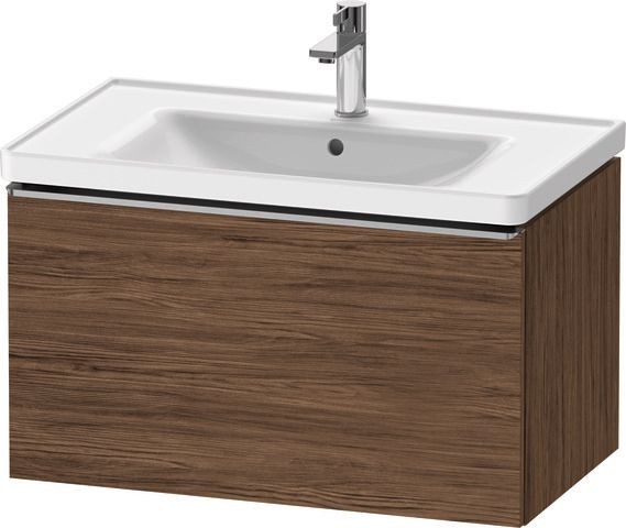 Duravit D-Neo Waschtischunterbau wandhängend Nussbaum dunkel Matt 784x452x440 mm - DE4255070210000